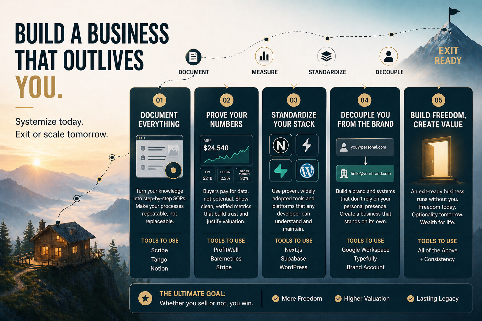 The Exit-Ready Business: Building to Sell