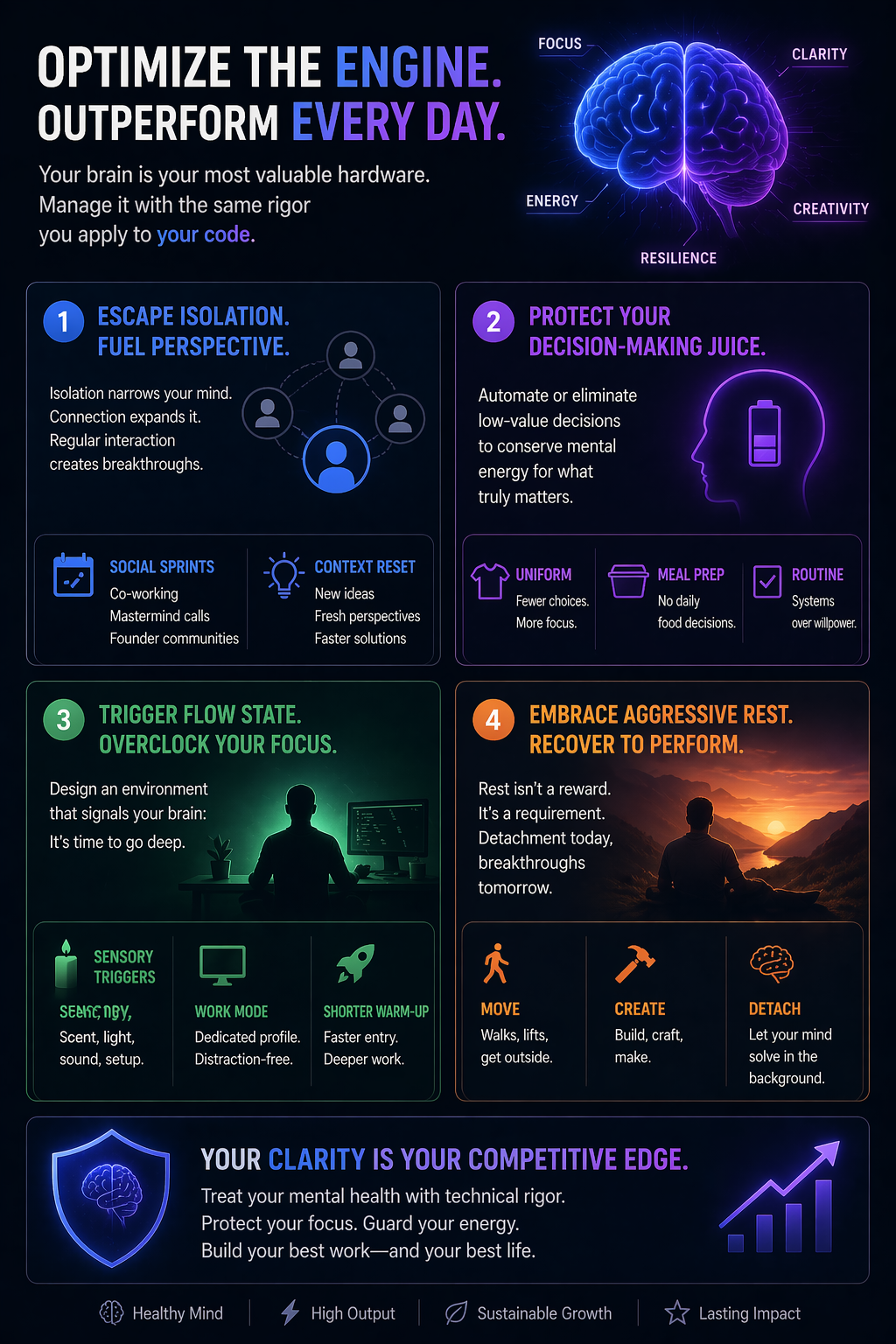 The Biological Engine: Managing the Mental Load of Solo Building
