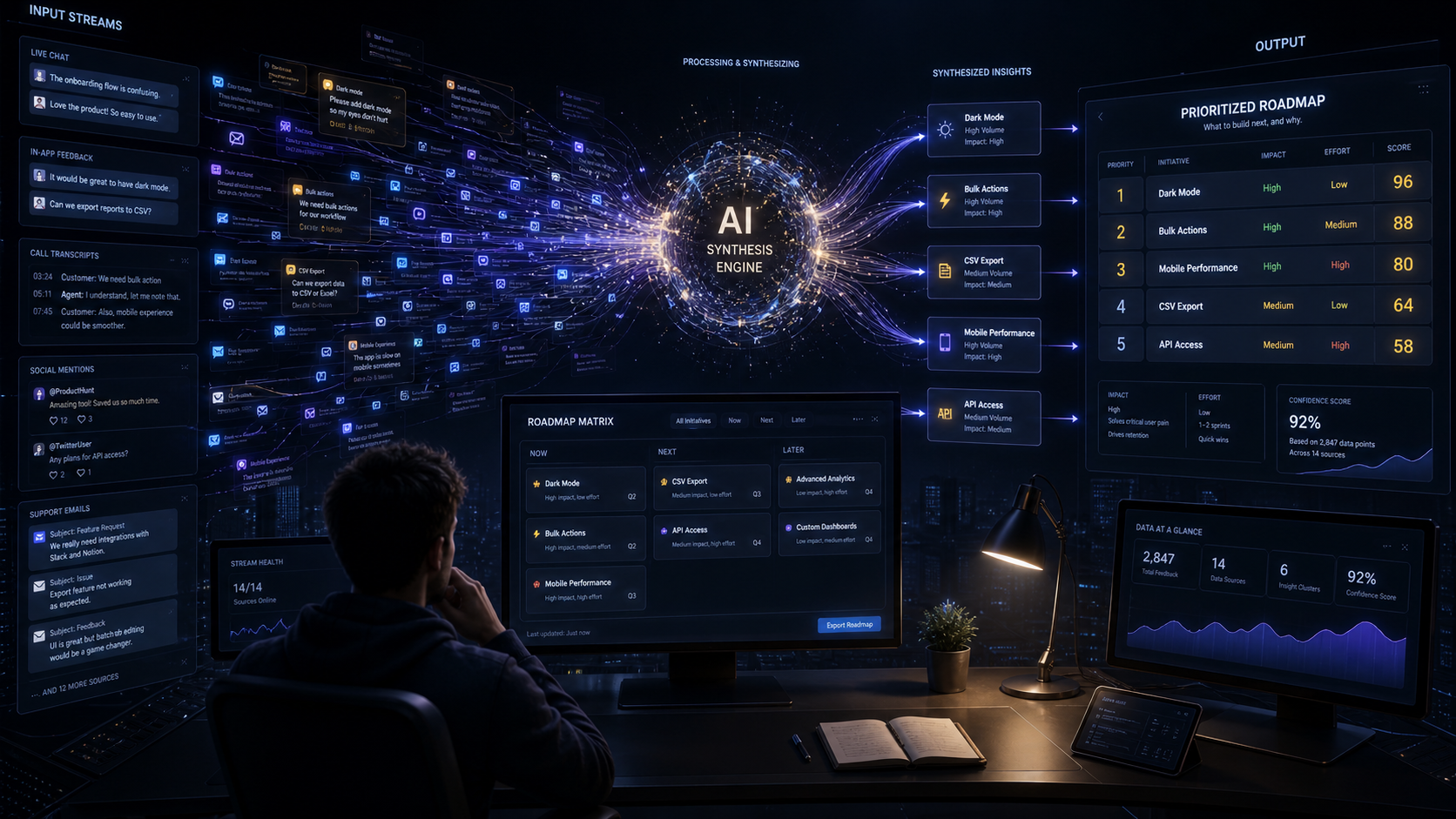 AI-powered command center in action